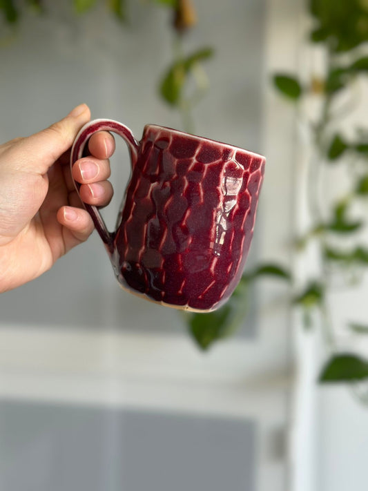 Diamond ceramic mug Red velvet